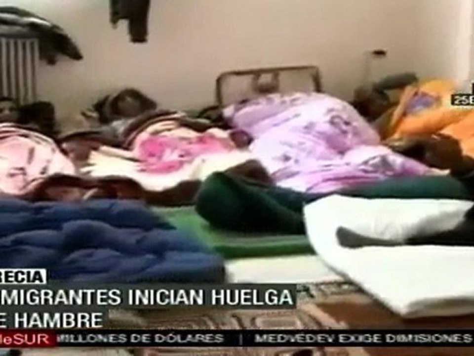 Inmigrantes indocumentados inician huelga de hambre en Grecia