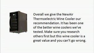 NewAir AW-180E Thermoelectric Wine Cooler Review-Consumer