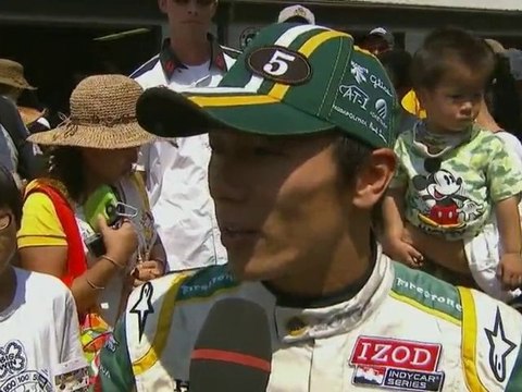 Indycar - Takuma Sato interview before Mid Ohio