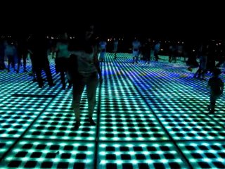 Dancefloor au grand air (Zadar - Croatie)