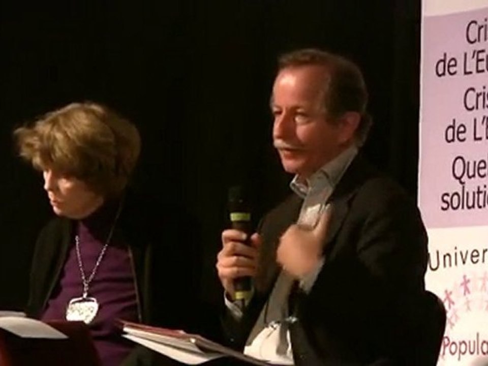 H. Kempf : intervention à l'université "Crise de l'Euro"