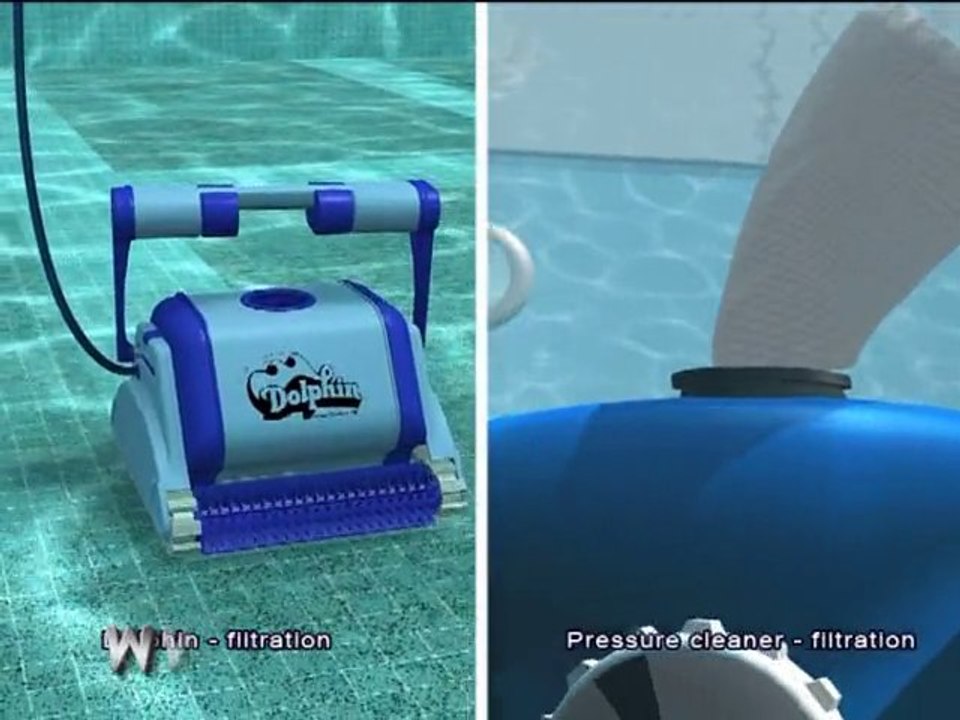 Avantages robots nettoyeurs piscine Dolphin Maytronics