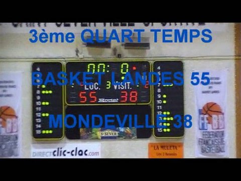 LFB 2010-2011 J15 BASKET LANDES MONDEVILLE