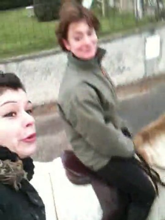 Trotting avec ma Marjorie d'amouuuur