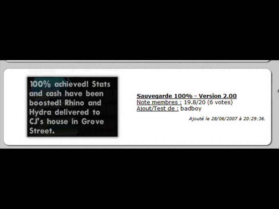 [TUTO] Finir GTA San andreas a 100%