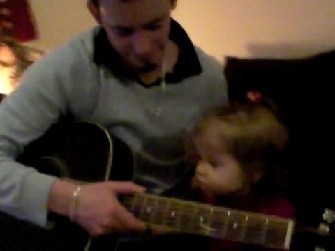 je joue de la guitare