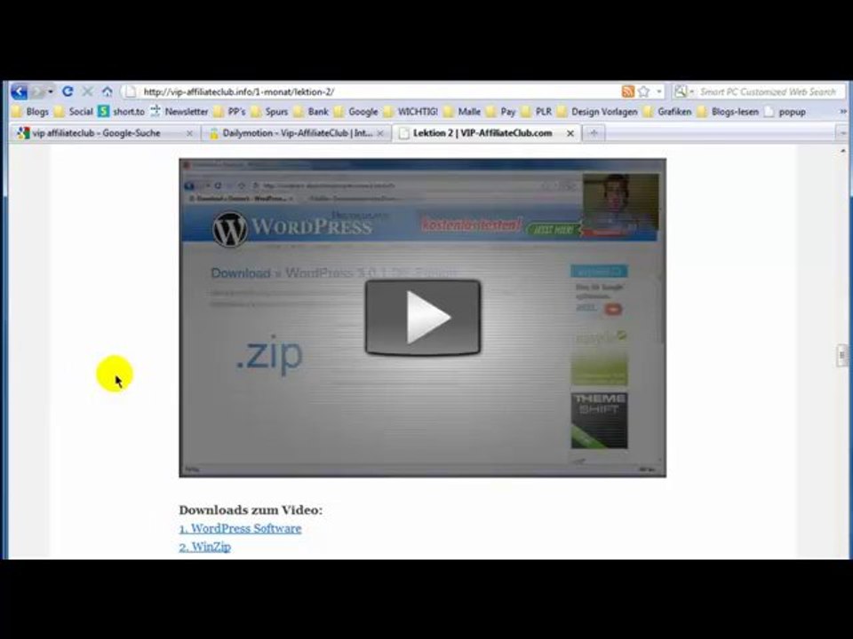 Ralf Schmitz zu seinem VIP-AffiliateClub