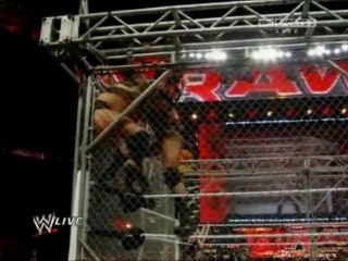 Triple Threat Steel cage Match