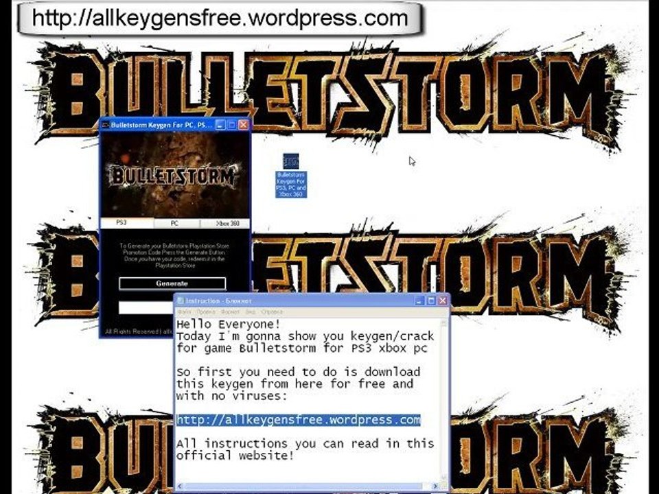 How To Download Bulletstorm Game + Keys generator