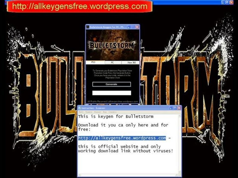 Bulletstorm Download FOR FREE game and keygenerator