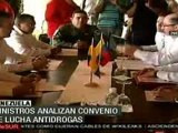 Venezuela y Colombia firman convenios antidrogas