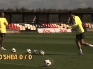 New Manchester United Crossbar Challenge December 2010