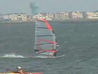 Windsurfing Power Jibe