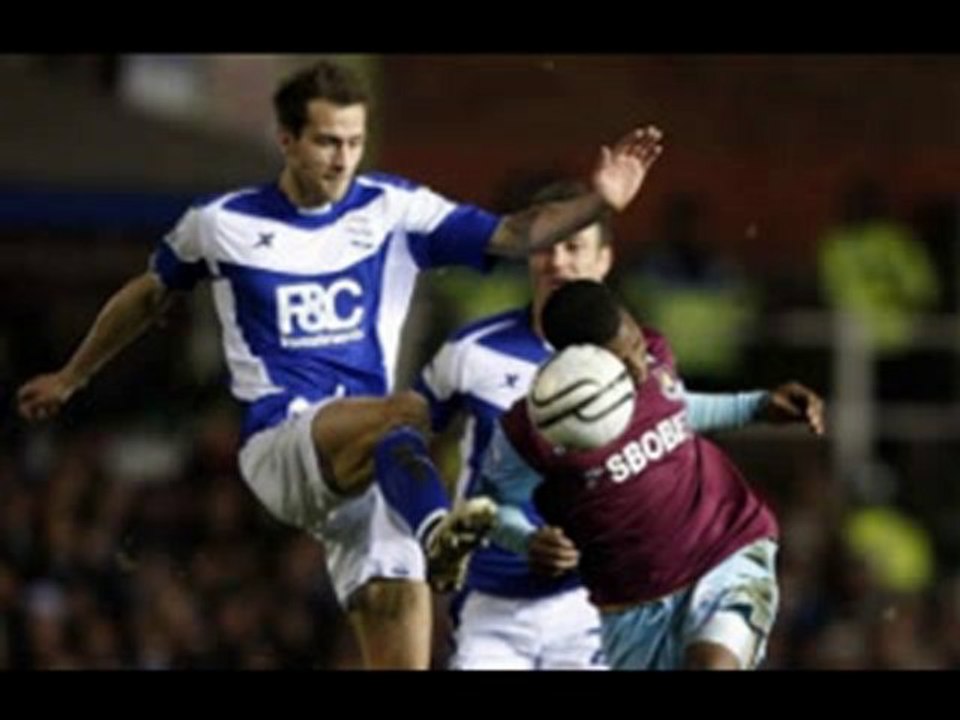 Birmingham City 3-1 Westham Gardner three times-lucky