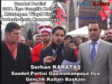 Saadet Partisi Gaziosmanpaşa İlçe Gençlik Kolları Protesto