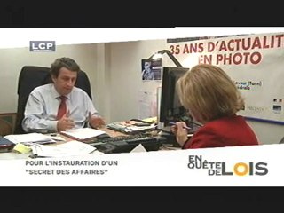 Bernard Carayon - Secret des affaires - LCP AN