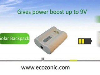 Zaino solare , Sacchetto  computer portatile solare