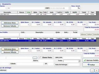 JRC: Orçamento de Vendas - SysFAT ~ LITE.