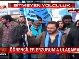 erzurum'a giden üniversitelilere defalarca polis kontrolü