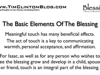Basic Elements of The Blessing Part 1