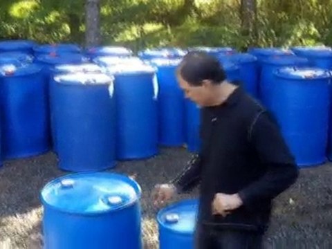 Polyethelyene Barrel sizes for Floating Docks