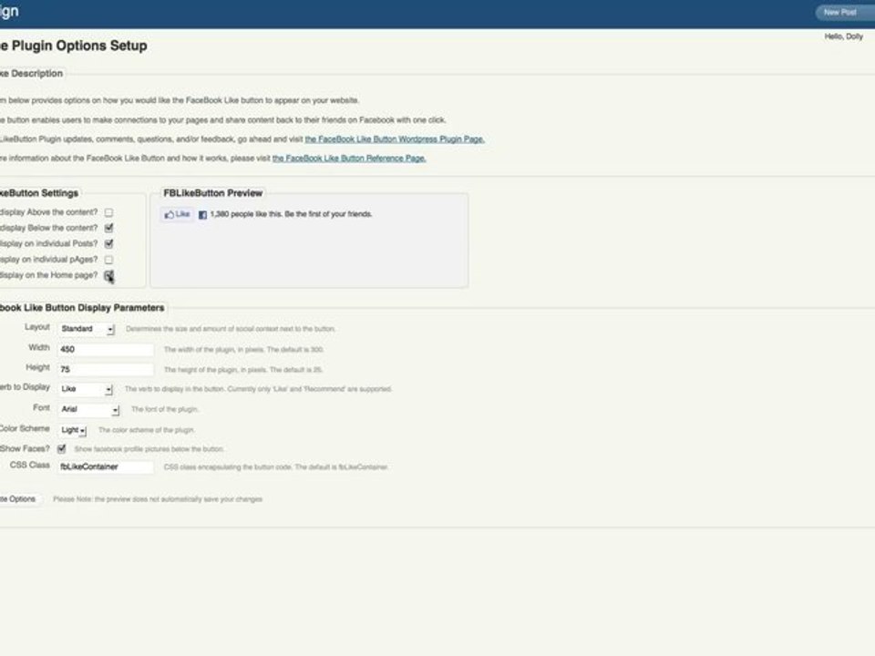 How to Add A Facebook Like Button to WordPress