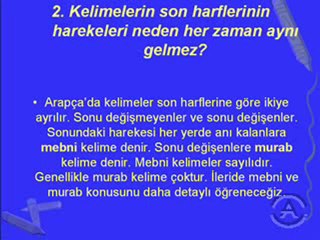 Arapça püf noktaları