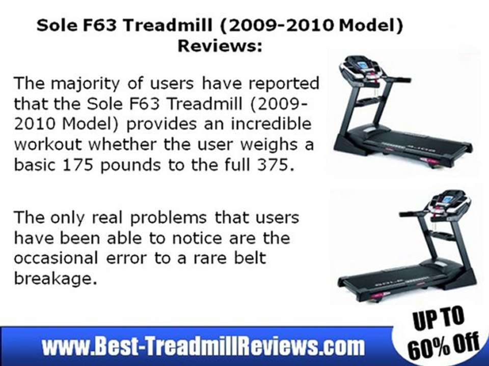 Sole F63 Treadmill