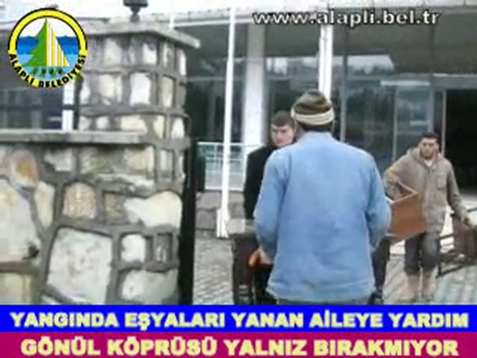 EŞYALARI YANAN AİLEYE YARDIM