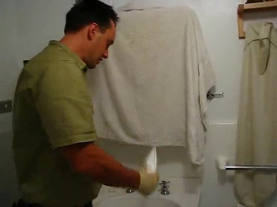 How to clear a blocked sink!