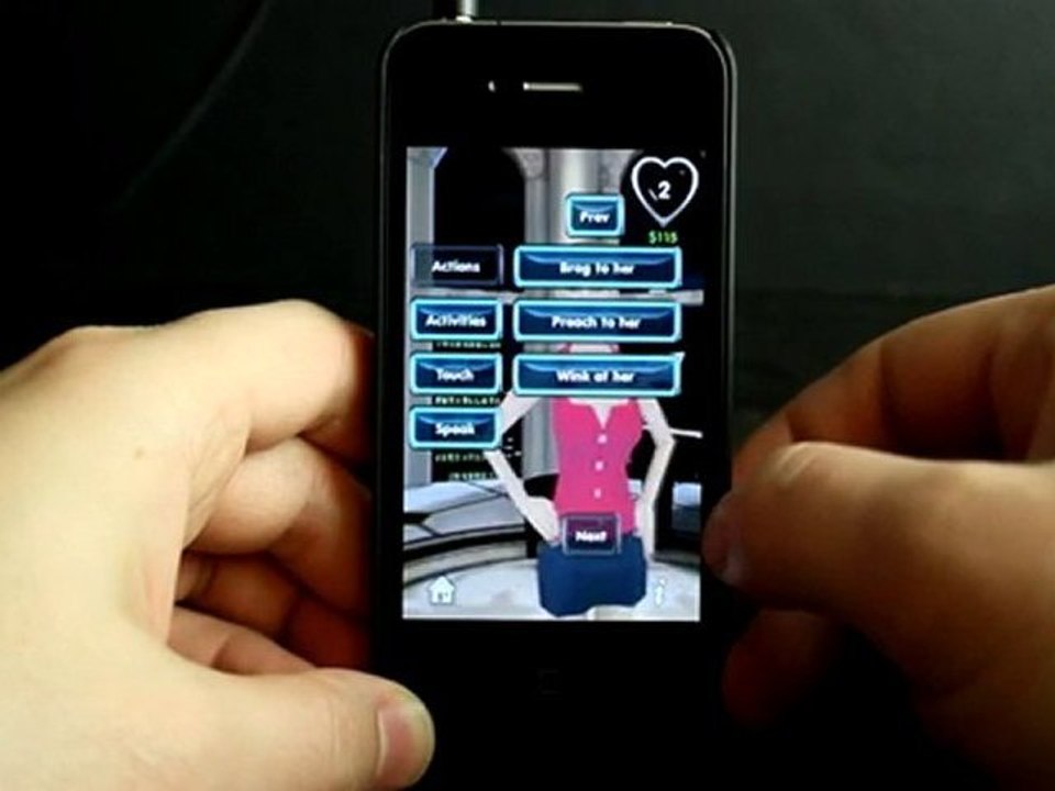 My Virtual Girlfriend iPhone Video App Demo