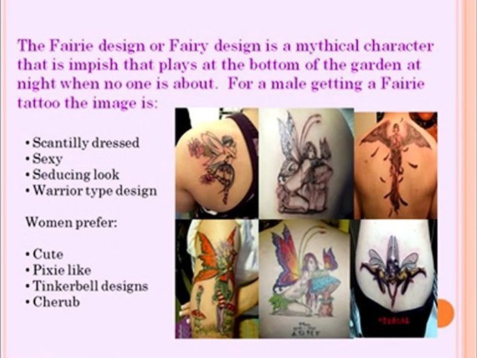 Fairie Tattoo Design