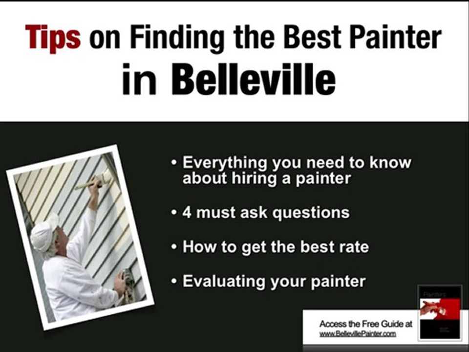 Belleville Painter Drops Insider Secrets in Free Report