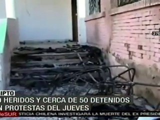 Escalada de violencia en Egipto en medio de las protestas co