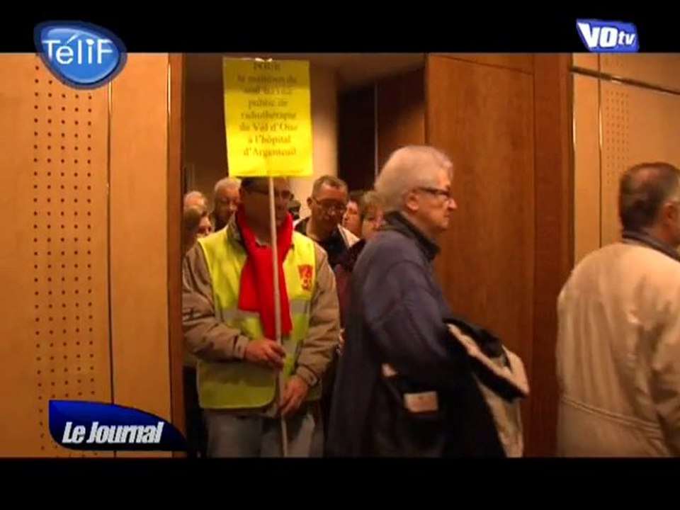 Manifestation du personnel hospitalier de Gonesse