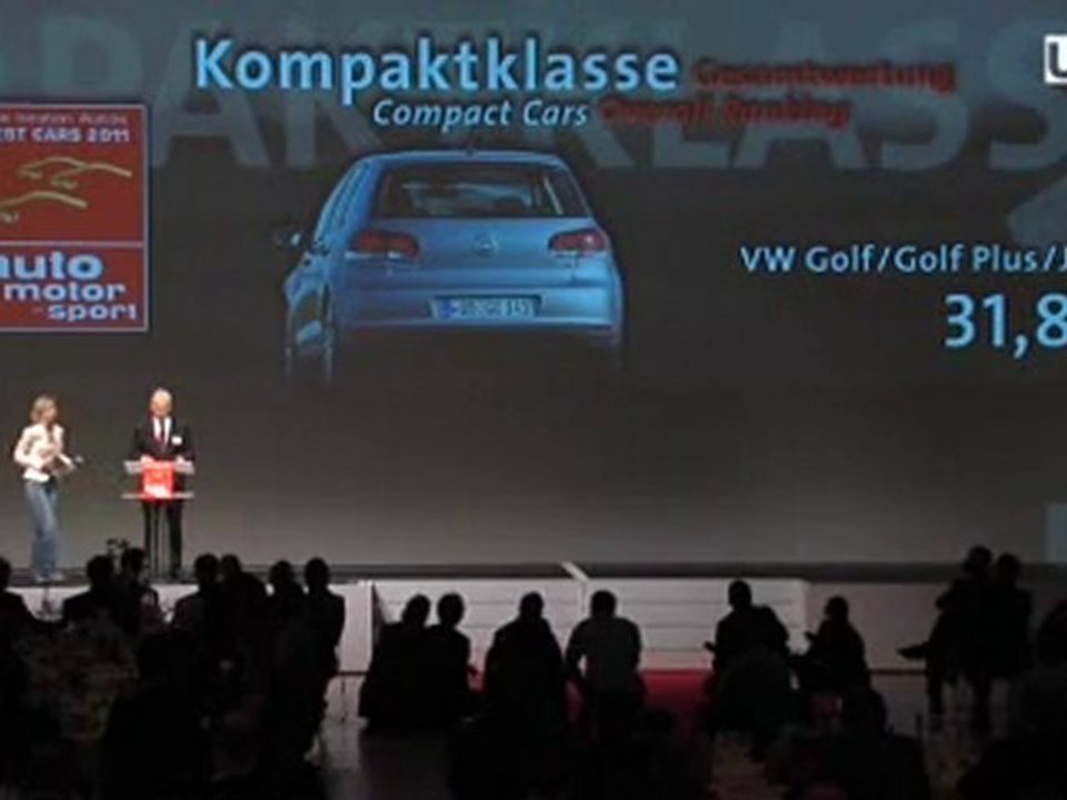 Die „Besten Autos 2011“ kommen aus dem Volkswagen-Konzern