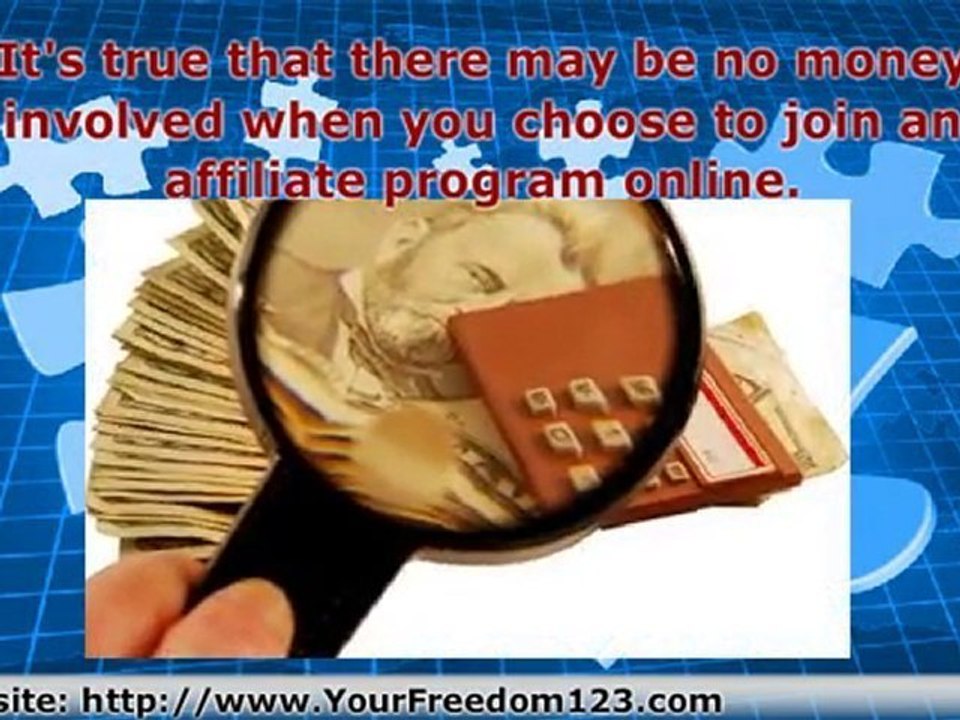 Joining an Affiliate Program to to Earn Money Online