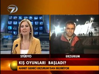 Universiad Erzurum kış olimpiyatları Ahmet Gemici 3G Canlı