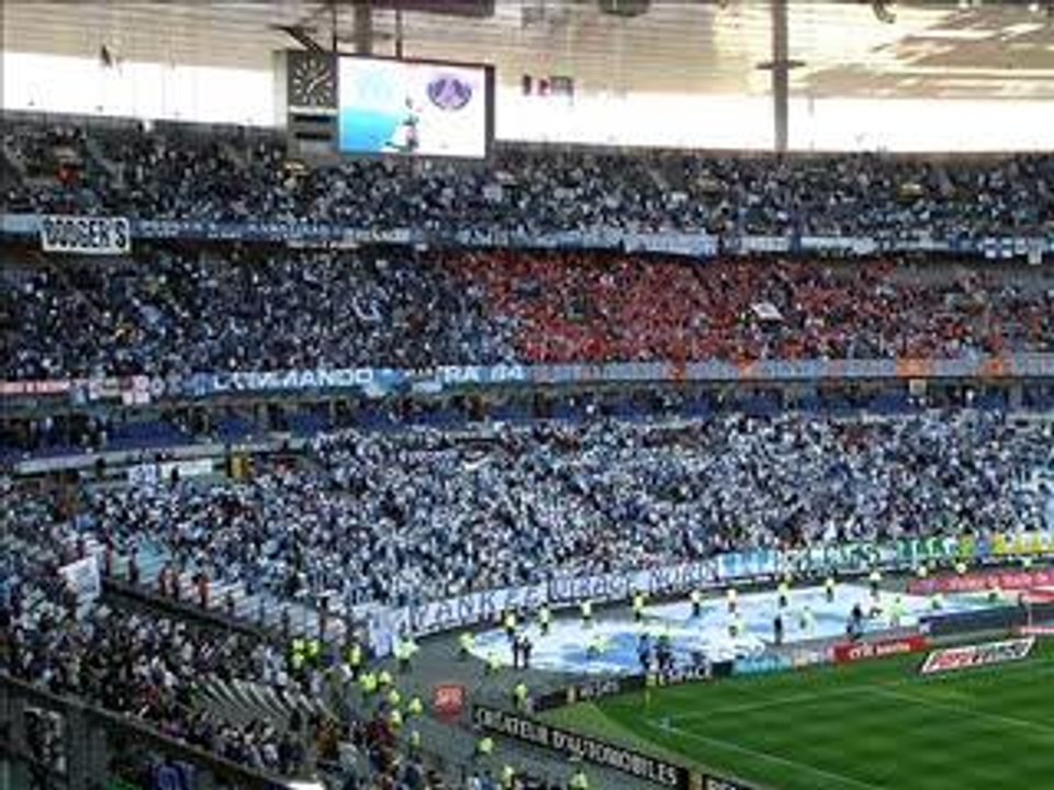 om-psg ambiance dan les tribune