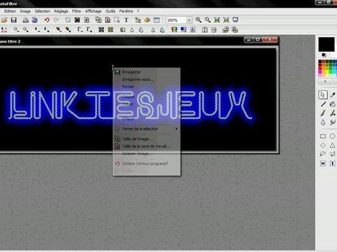 [Tutoriel] Effet néon texte 2 [Photofiltre]