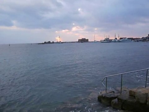 Le port de Pafos à Chypre