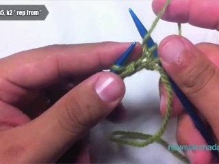 New Stitch A Day: How to Knit The Chain of Hearts Stitch