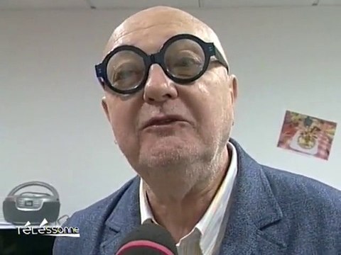Jean-Pierre Coffe à la cantine des Pyramides (Évry)
