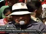 Marcha contra el gobierno de facto de Porfirio Lobo en Honduras