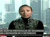 Acepta guerrilla colombiana protocolo para liberación de prisioneros