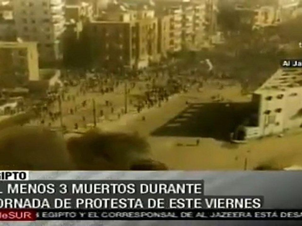 Al menos 3 muertos durante jornada de protestas en Egipto