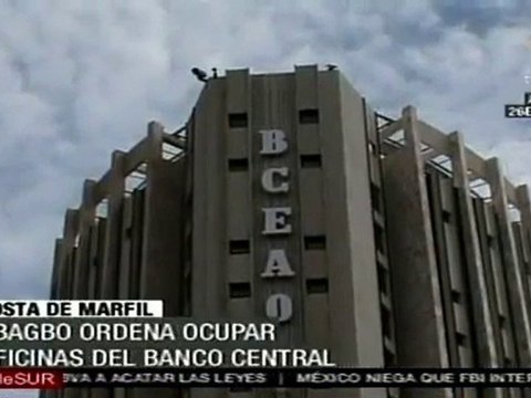 Laurent Gbagbo ordena ocupar oficinas de Banco Central en Costa de Marfil