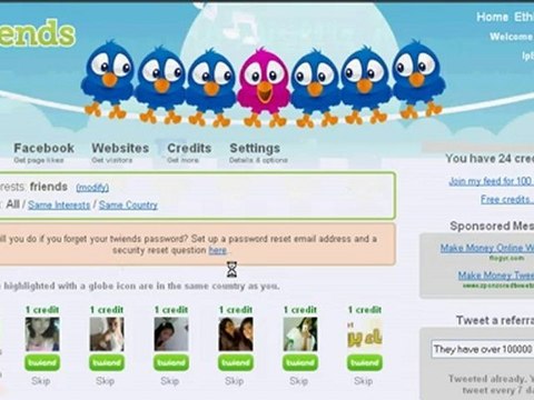 Twiends - Get more Twitter Followers & Facebook Fans....