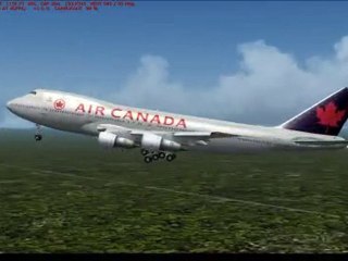 747-200 AIR CANADA Atterrissage CYMX