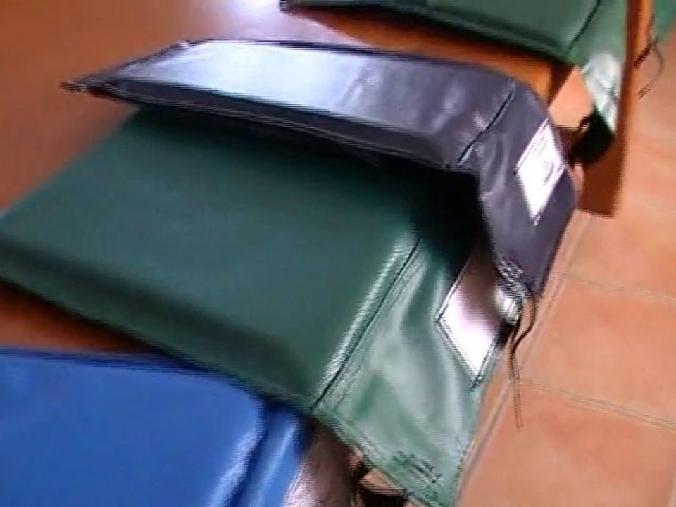 coussin de protection pour trampoline